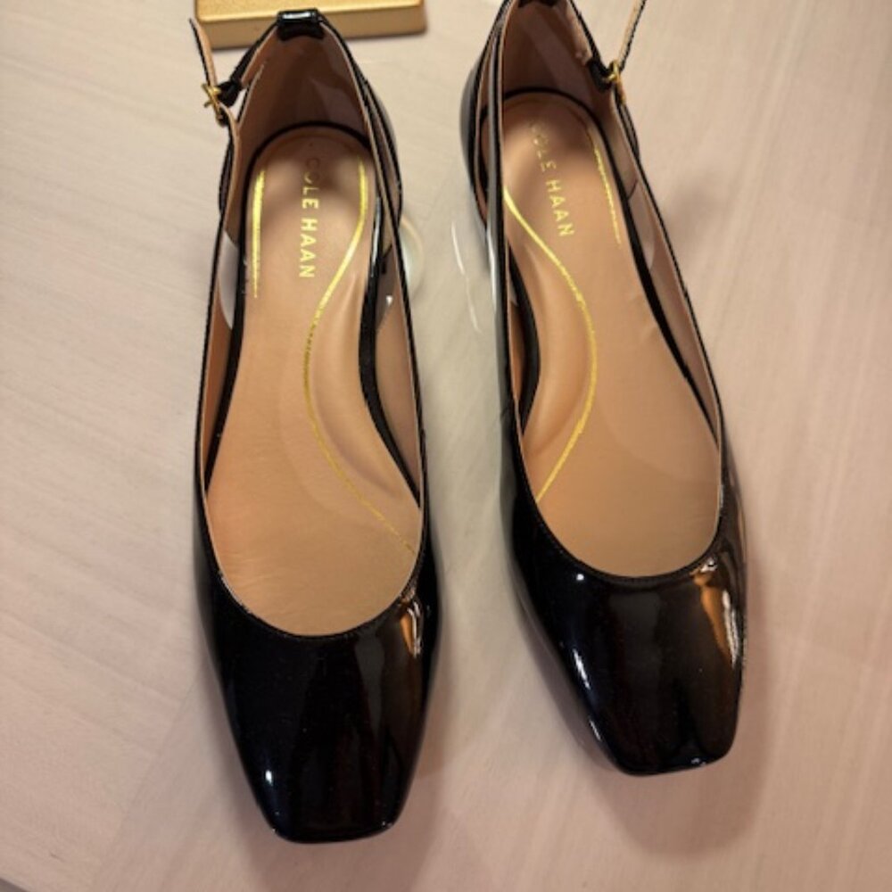 Cole Haan - Bria Cutout Flat in Black Patent Leather - Picture 2 of 4